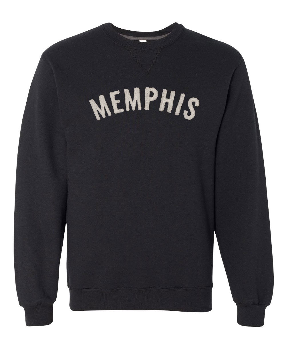 Memphis Crew Neck Sweatshirt (SF72R) with Chenille Letters in  any Color Custom Made for You
