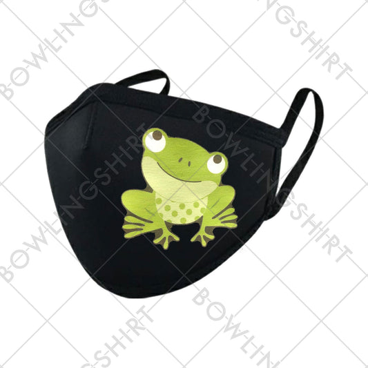 Cutest Smiling Frog  Cotton Mask Double Layer Super Soft #21