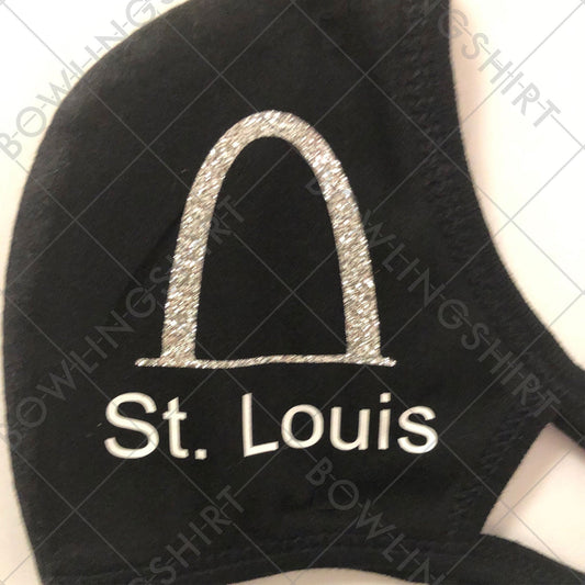Wear your mask!! Glitter Arch St. Louis mask #37