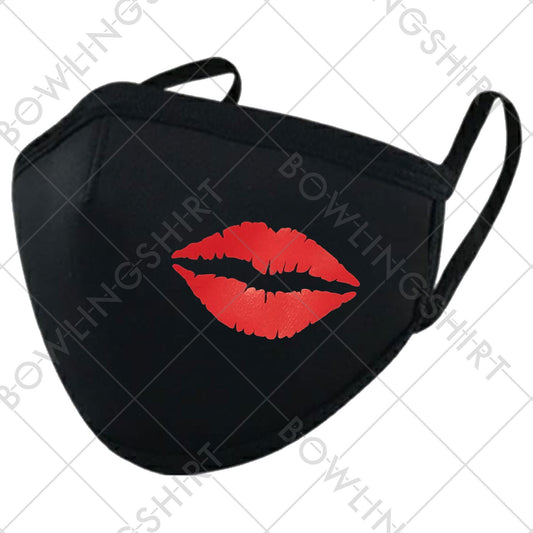 Wear your mask!! Kiss on the cheek lips mask #53