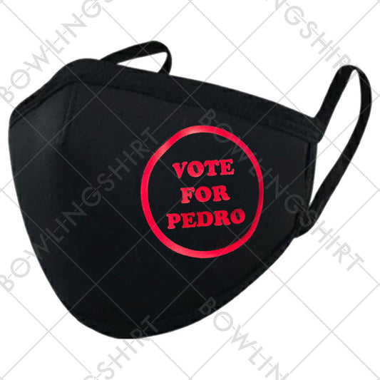 Vote For Pedro Available in Adult  Black Mask #11
