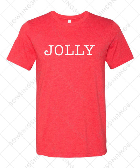 Jolly T-Shirt Red Perfect For The Holidays