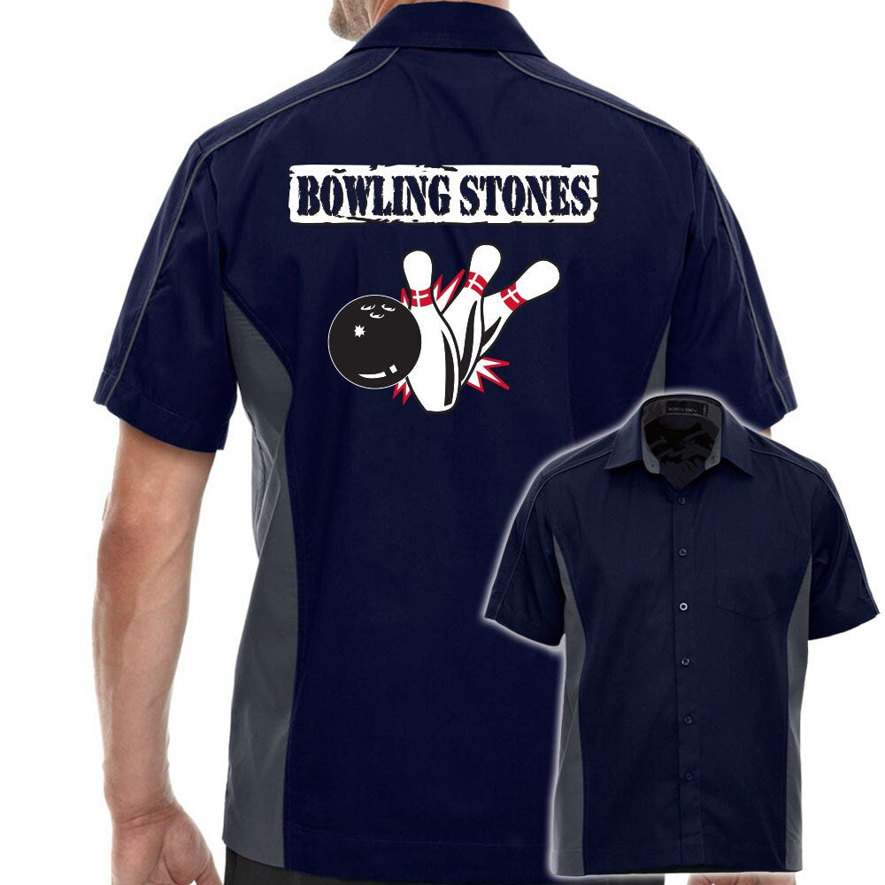 Bowling Stones Classic Retro Bowling Shirt - The Muckler - Includes Embroidered Name #120/125