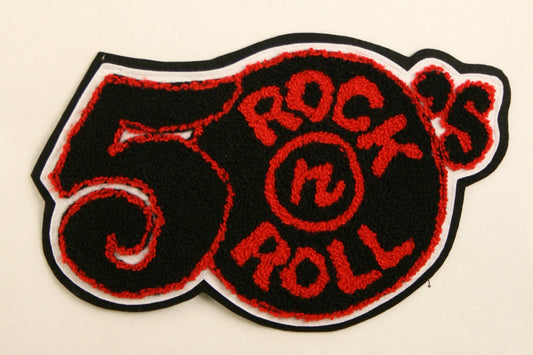 50's Rock N Roll - Hand Sewn Chenille Patch