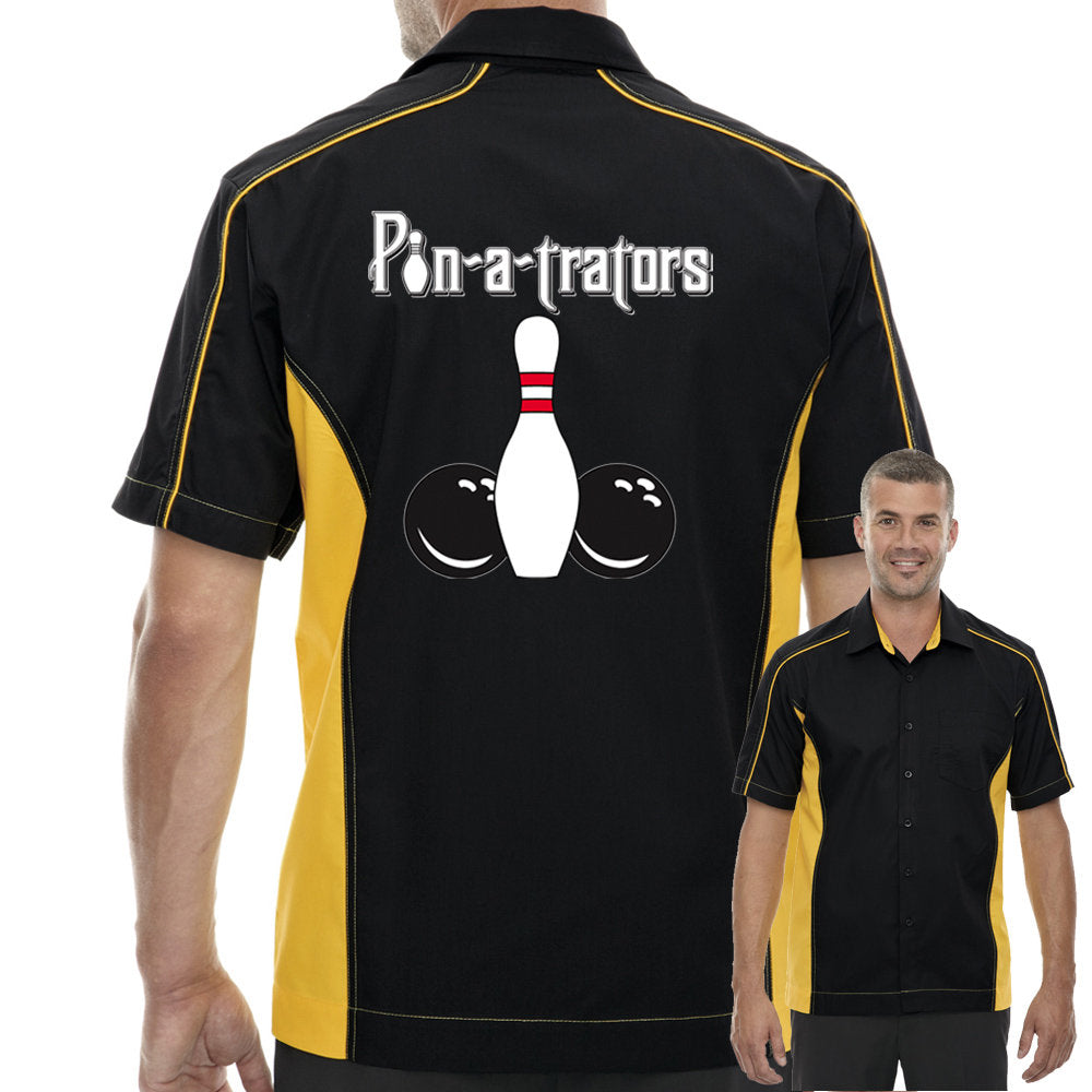 Pin-A-Trators Classic Retro Bowling Shirt - The Muckler - Includes Embroidered Name