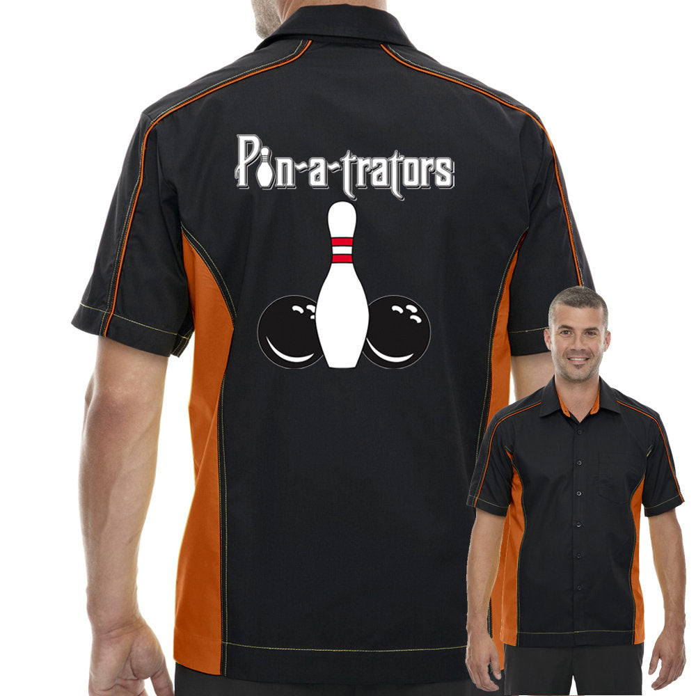 Pin-A-Trators Classic Retro Bowling Shirt - The Muckler - Includes Embroidered Name