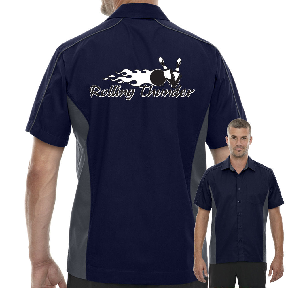 Rolling Thunder Classic Retro Bowling Shirt - The Muckler - Includes Embroidered Name