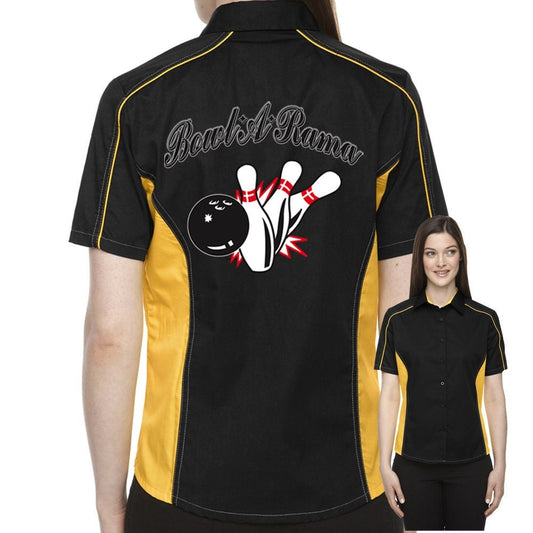 Bowl-A-Rama Classic Retro Bowling Shirt - The Muckler (Ladies) - Includes Embroidered Name #158/125