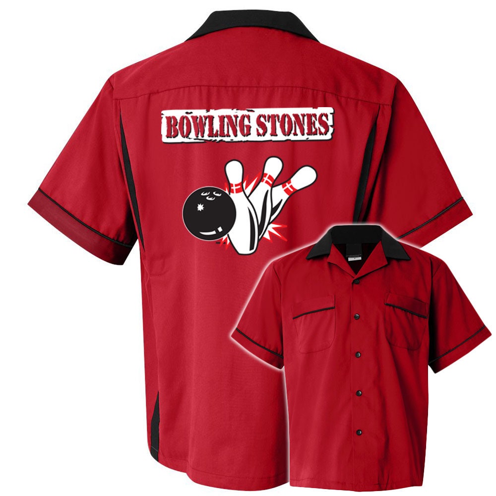 Bowling Stones Classic Retro Bowling Shirt - Classic 2.0 - Includes Embroidered Name #120/125