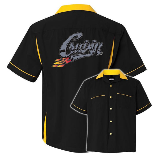 Cruisin' With Flames Classic Retro Bowling Shirt- Classic 2.0 - Includes Embroidered Name