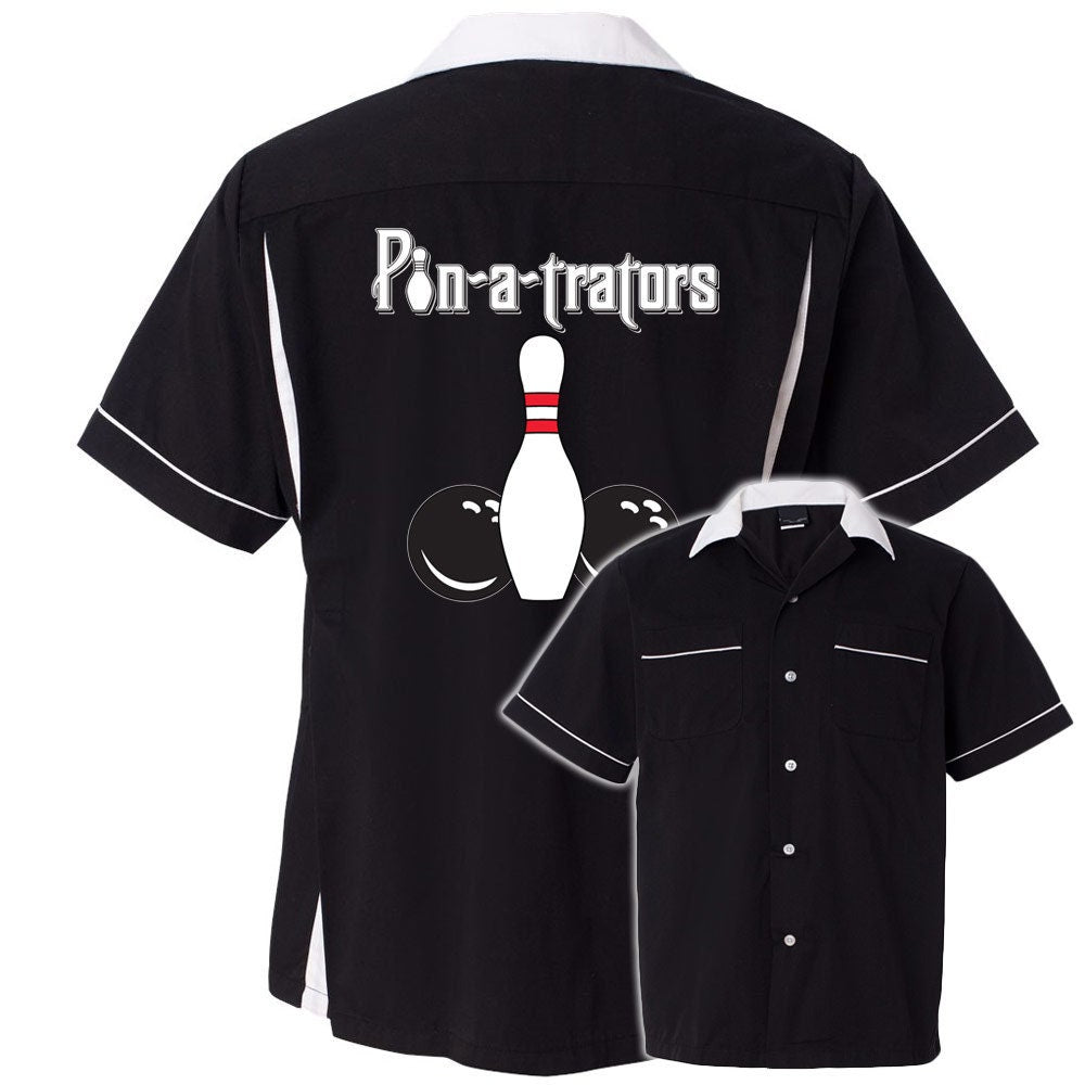 Pin-A-Trators Classic Retro Bowling Shirt - Classic 2.0 - Includes Embroidered Name