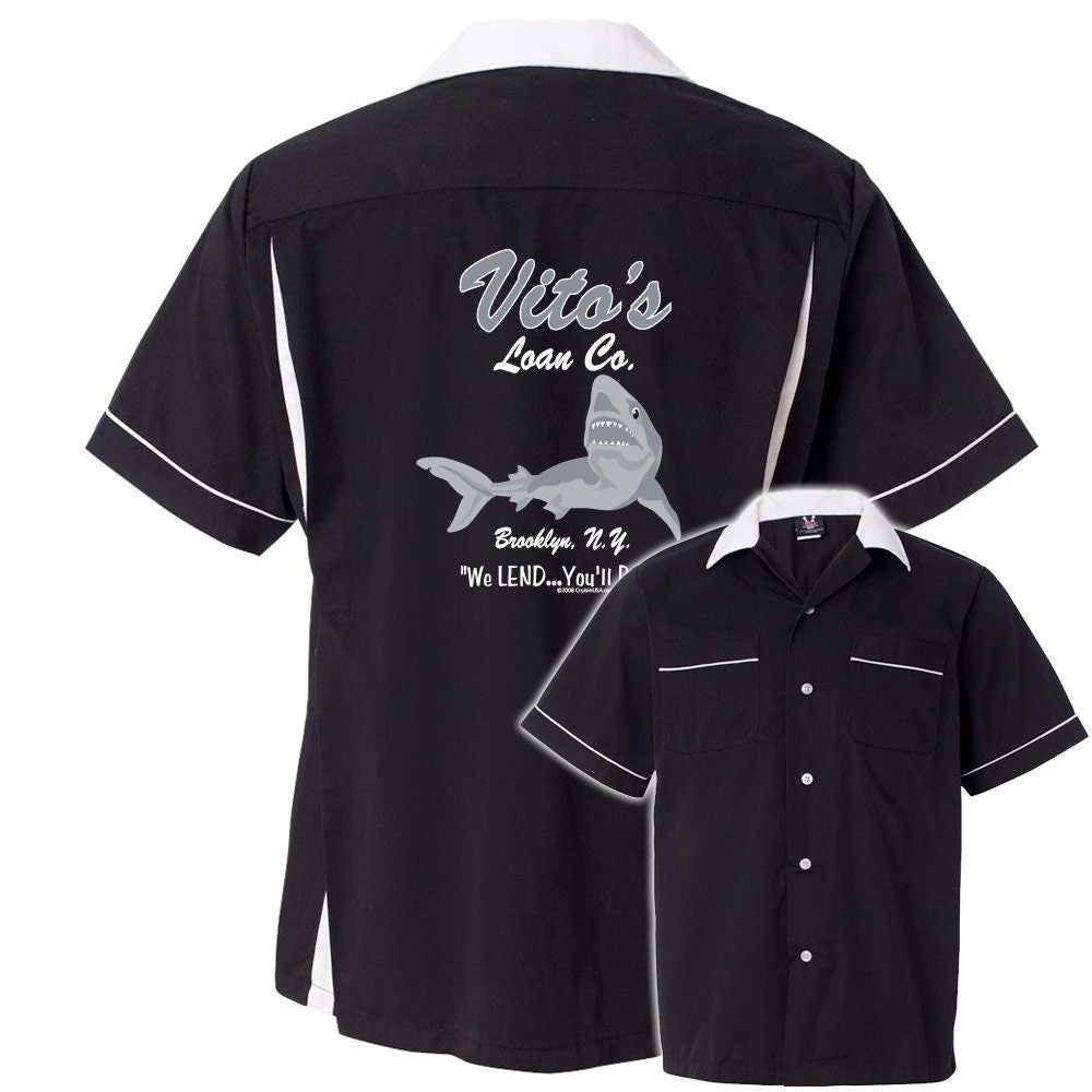 Vito's Loan Co. Classic Retro Bowling Shirt- Classic 2.0 - Includes Embroidered Name