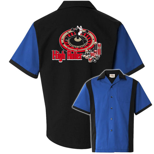 High Roller Classic Retro Bowling Shirt - Retro Two - Includes Embroidered Name