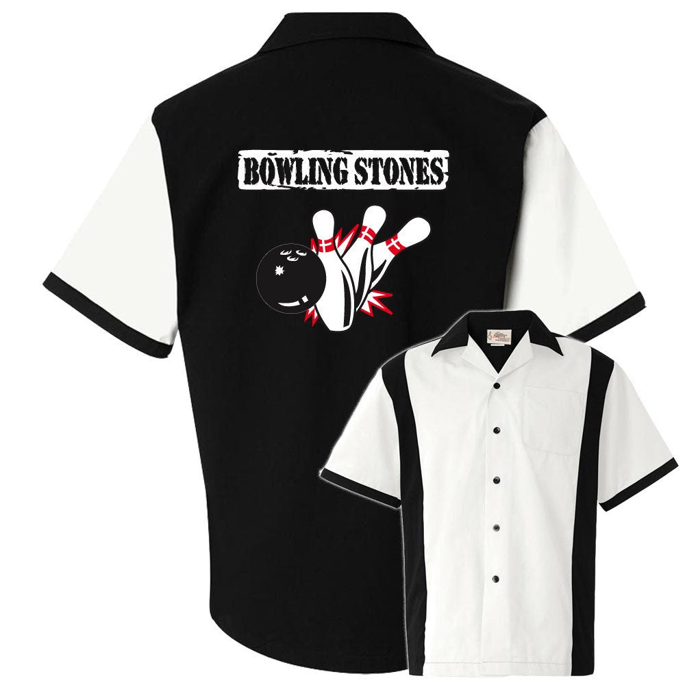 Bowling Stones Classic Retro Bowling Shirt - Retro Two - Includes Embroidered Name #120/125