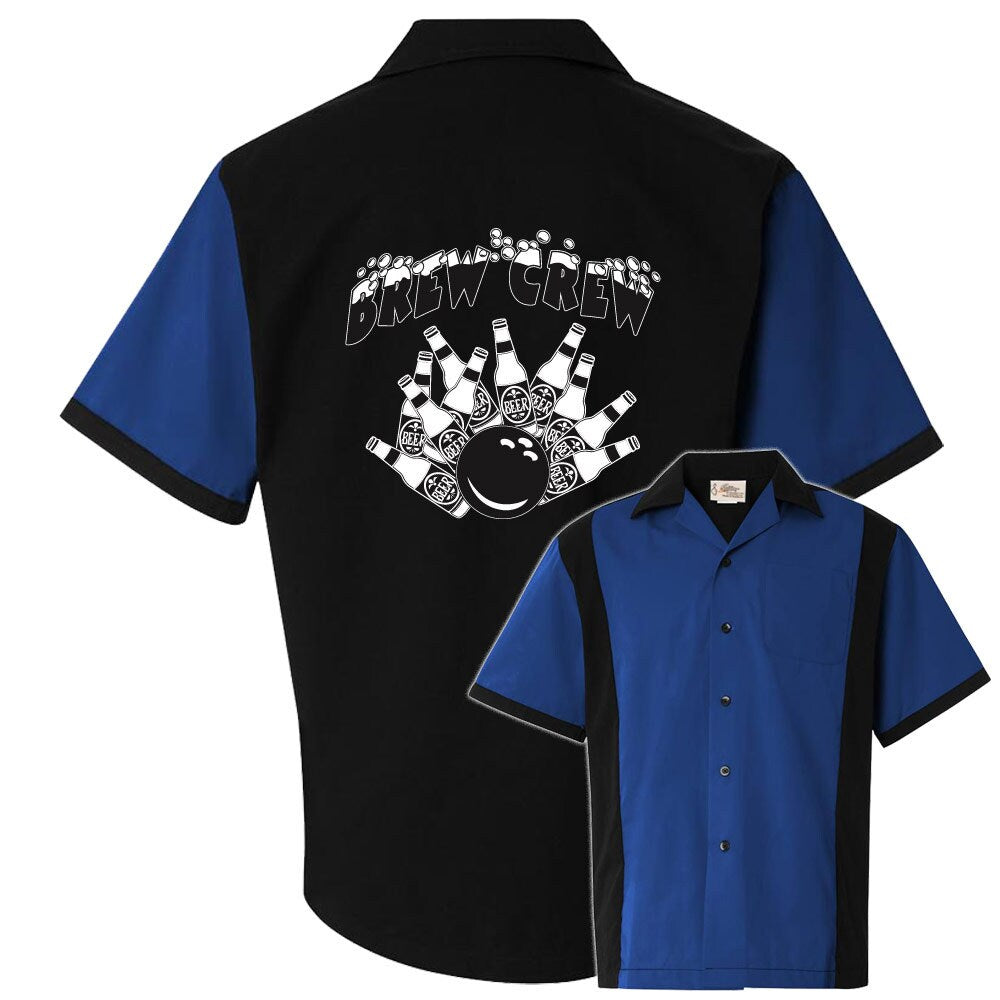 Brew Crew Classic Retro Bowling Shirt - Retro Two - Includes Embroidered Name #122/188