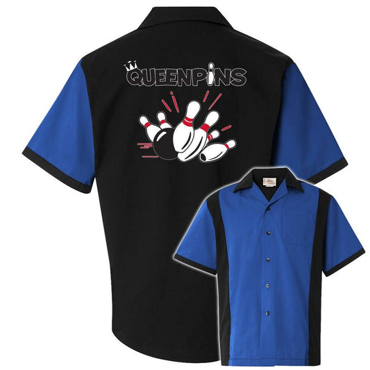 Queen Pins Classic Retro Bowling Shirt - Retro Two - Includes Embroidered Name