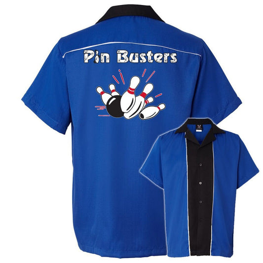 Pin Busters Classic Retro Bowling Shirt - Swing Master 2.0 - Includes Embroidered Name
