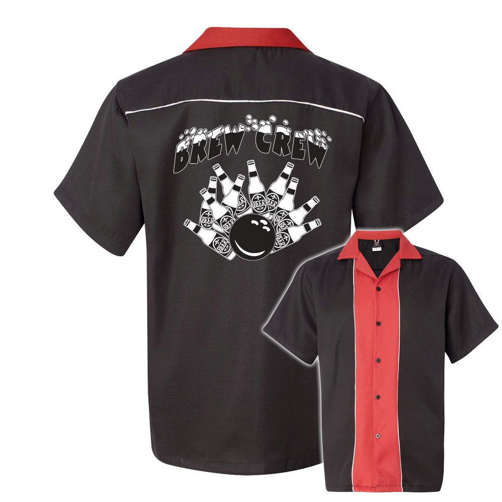 Brew Crew Classic Retro Bowling Shirt - Swing Master 2.0 - Includes Embroidered Name #122/188