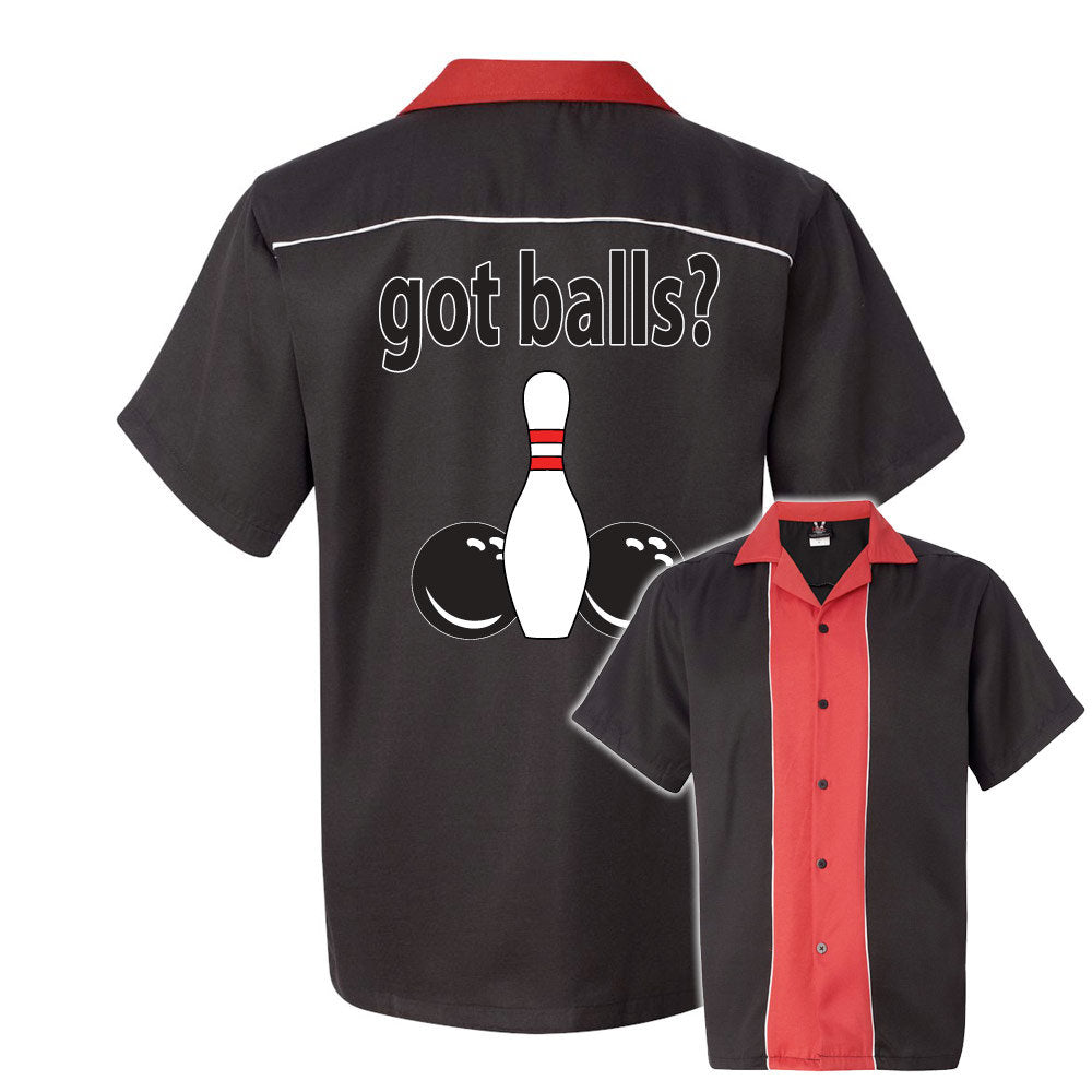 Got Balls Classic Retro Bowling Shirt - Swing Master 2.0 - Includes Embroidered Name
