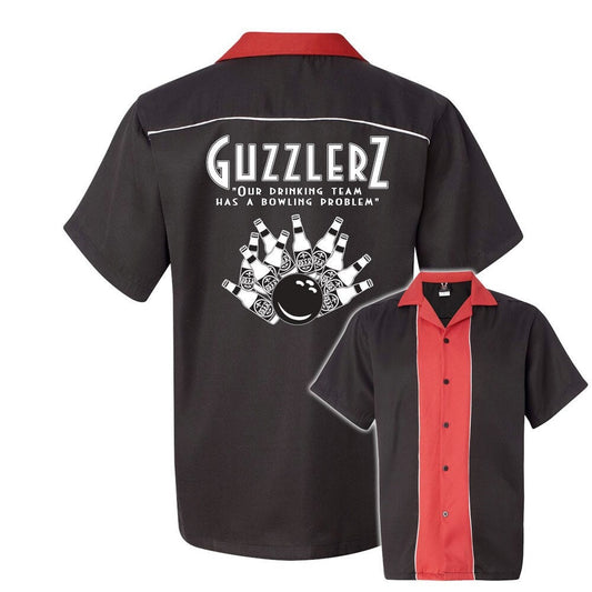 Guzzlers Classic Retro Bowling Shirt - Swing Master 2.0 - Includes Embroidered Name