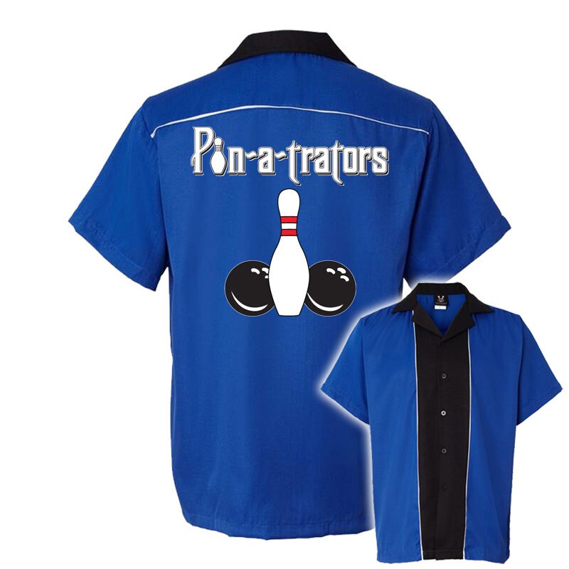 Pin-A-Trators Classic Retro Bowling Shirt - Swing Master 2.0 - Includes Embroidered Name