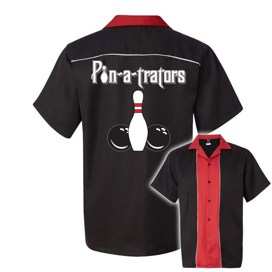 Pin-A-Trators Classic Retro Bowling Shirt - Swing Master 2.0 - Includes Embroidered Name