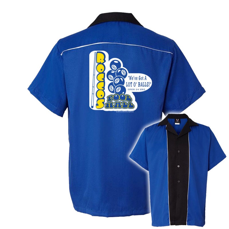Rocco's Pool Hall Classic Retro Bowling Shirt - Swing Master 2.0 - Includes Embroidered Name