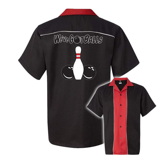 We've Got Balls Classic Retro Bowling Shirt - Swing Master 2.0 - Includes Embroidered Name