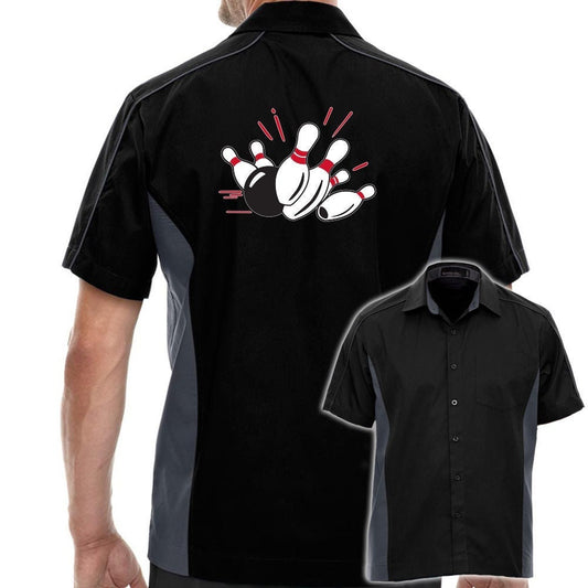 Pin Splash A Classic Retro Bowling Shirt - The Muckler - Includes Embroidered Name #127