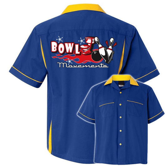 Bowl Movements Classic Retro Bowling Shirt- Classic 2.0 - Includes Embroidered Name #121
