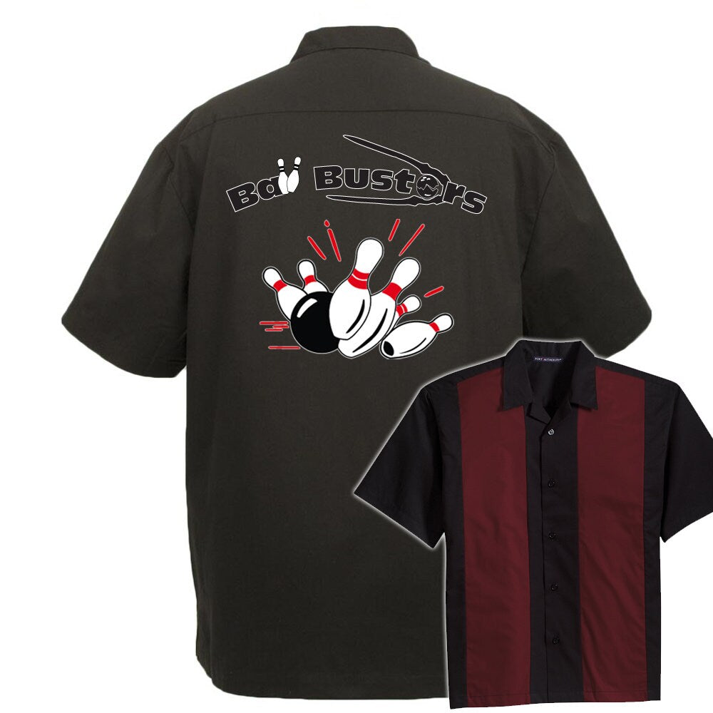 Ball Busters Classic Retro Bowling Shirt - The Player - Includes Embroidered Name