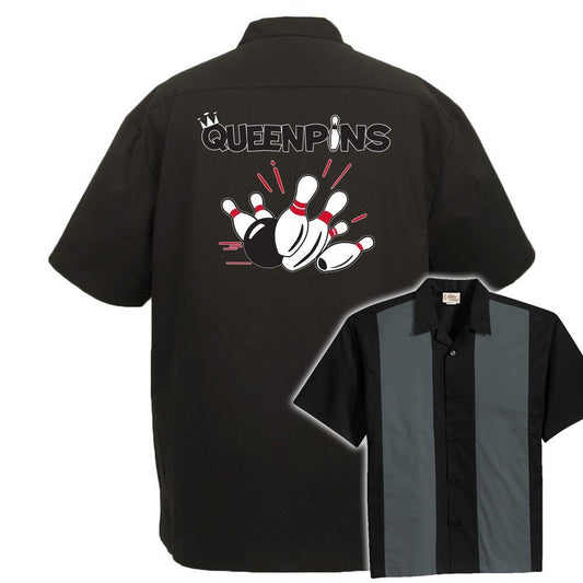 Queenpins Classic Retro Bowling Shirt - The Player - Includes Embroidered Name