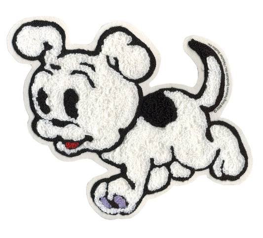 5" Betty Boop Pudge Dog - Hand Sewn Chenille Patch