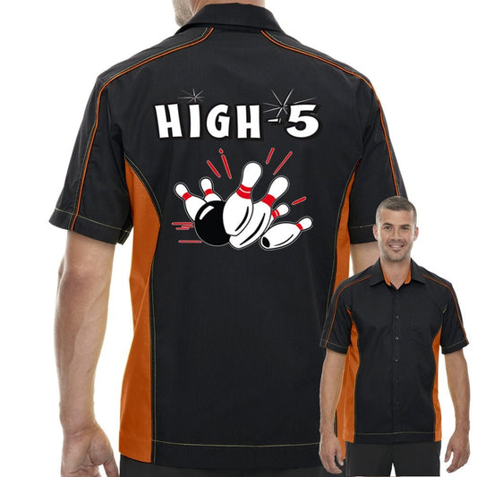 High 5 Classic Retro Bowling Shirt - The Muckler - Includes Embroidered Name #126/127
