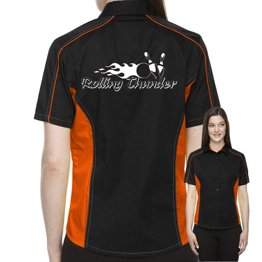 Rolling Thunder Classic Retro Bowling Shirt - The Muckler (Ladies) - Includes Embroidered Name