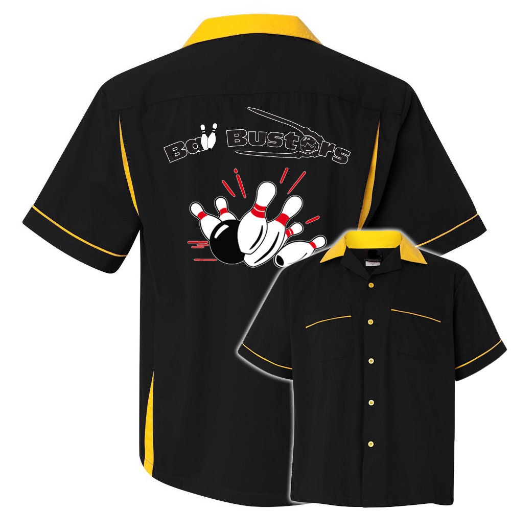 Ball Busters Classic Retro Bowling Shirt- Classic 2.0 - Includes Embroidered Name