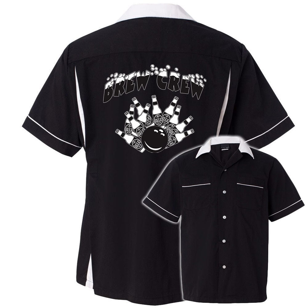 Brew Crew Classic Retro Bowling Shirt- Classic 2.0 - Includes Embroidered Name #122/188