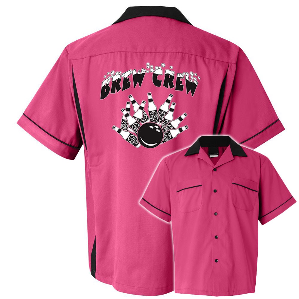 Brew Crew Classic Retro Bowling Shirt- Classic 2.0 - Includes Embroidered Name #122/188