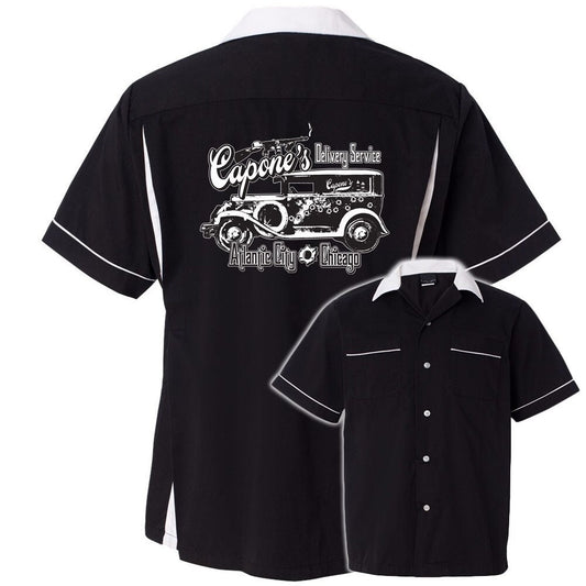 Capones Delivery Service Classic Retro Bowling Shirt- Classic 2.0 - Includes Embroidered Name