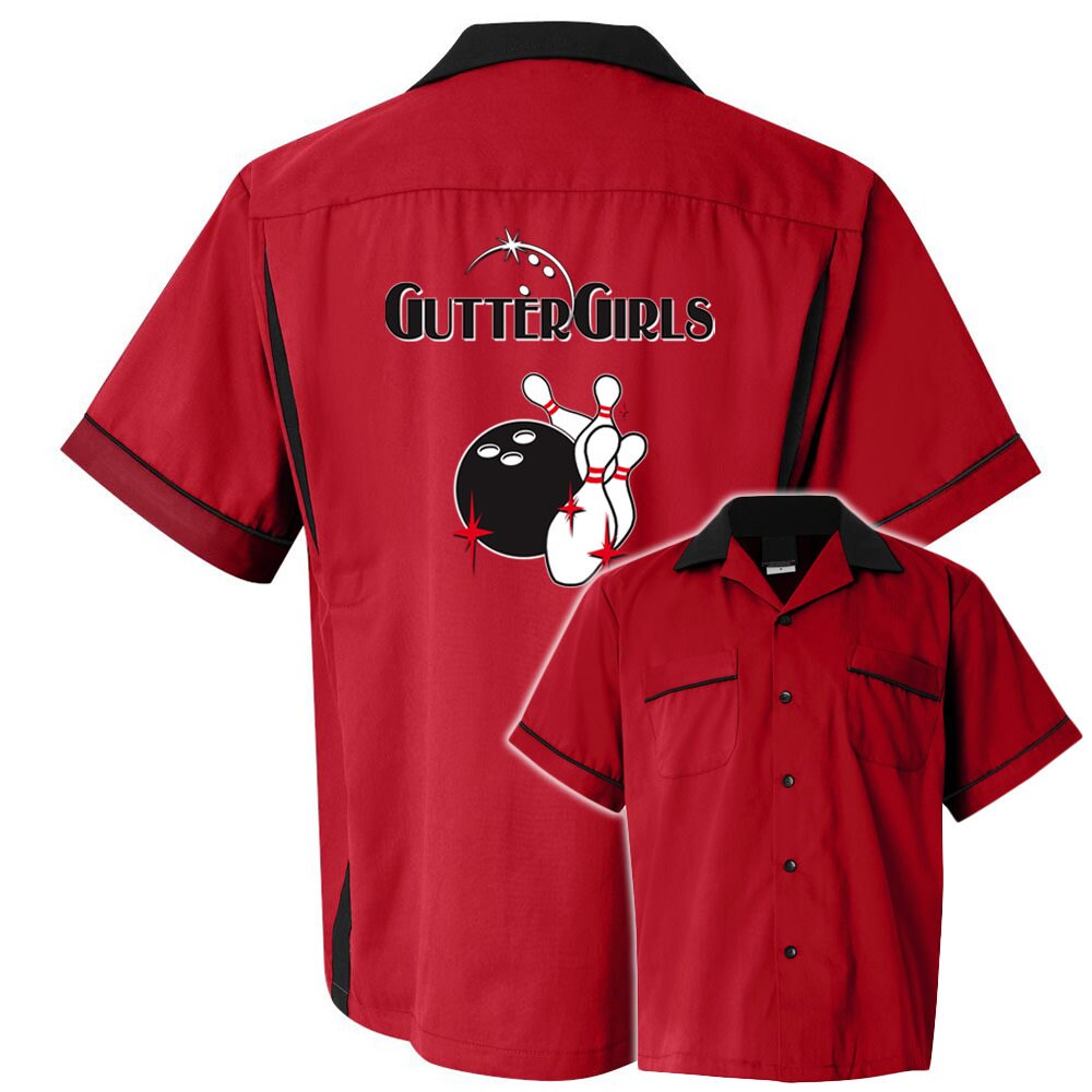 Gutter Girls Classic Retro Bowling Shirt- Classic 2.0 - Includes Embroidered Name  #157/135