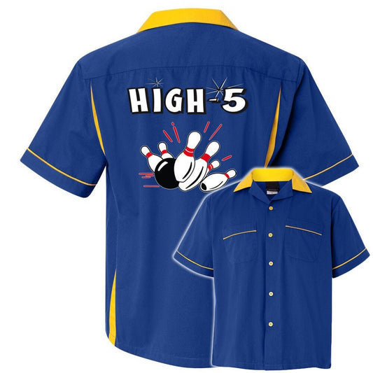 High 5 Classic Retro Bowling Shirt- Classic 2.0 - Includes Embroidered Name #126/127