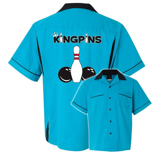 Kingpins Classic Retro Bowling Shirt- Classic 2.0 - Includes Embroidered Name