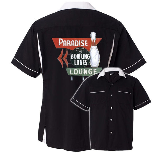 Paradise Lanes Classic Retro Bowling Shirt- Classic 2.0 - Includes Embroidered Name