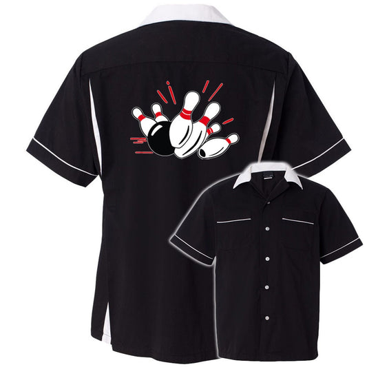 Pin Splash A Classic Retro Bowling Shirt- Classic 2.0 - Includes Embroidered Name #127