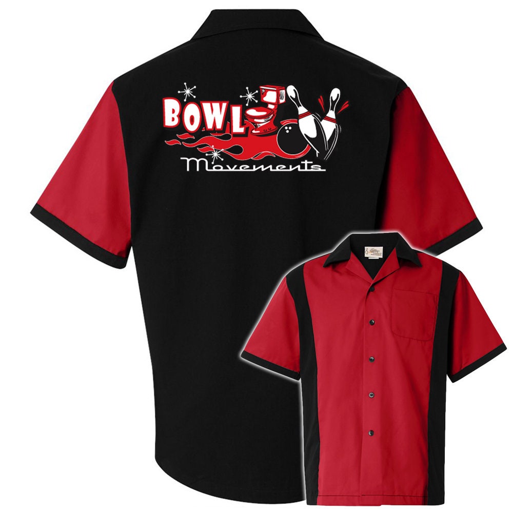 Bowl Movements Classic Retro Bowling Shirt - Retro Two - Includes Embroidered Name #121