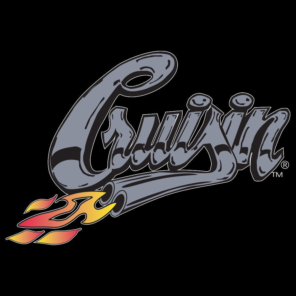 Cruisin' With Flames Classic Retro Bowling Shirt - Swing Master 2.0 - Includes Embroidered Name