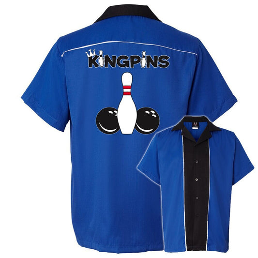 Kingpins Classic Retro Bowling Shirt - Swing Master 2.0 - Includes Embroidered Name