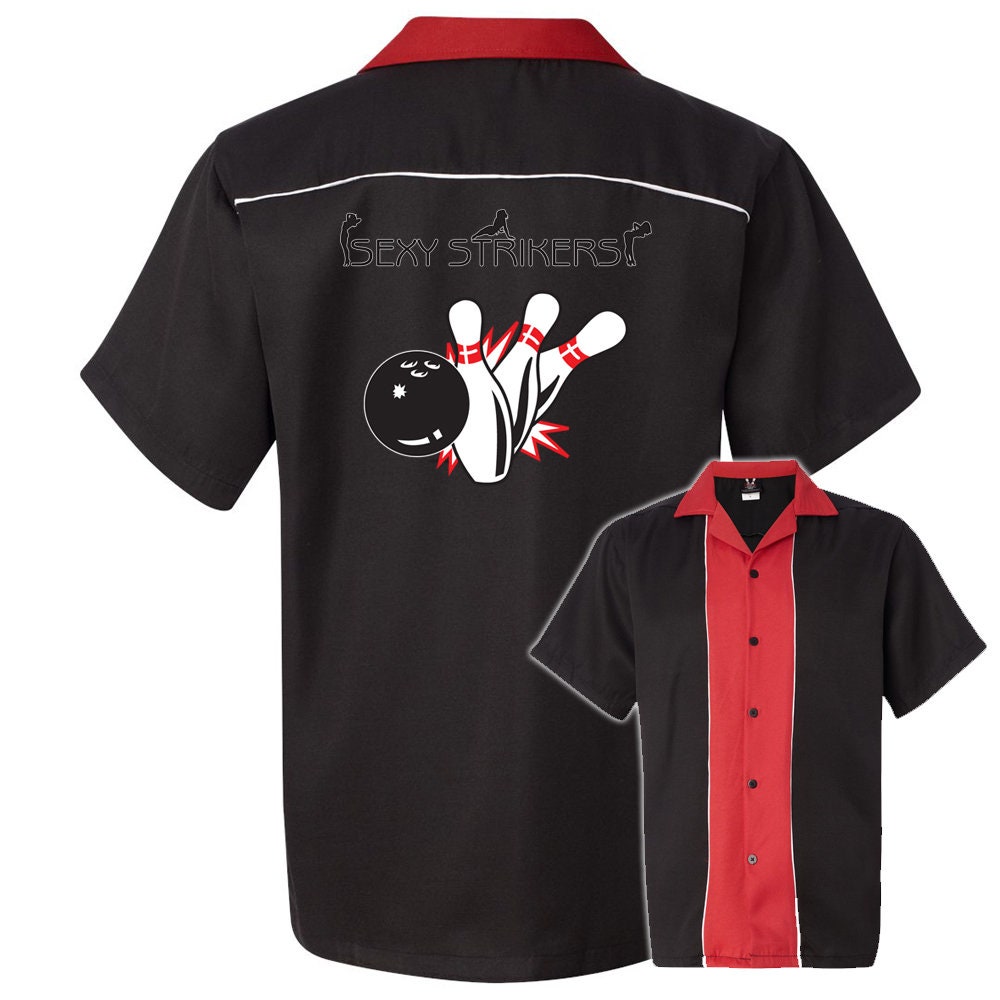 Sexy Strikers Classic Retro Bowling Shirt - Swing Master 2.0 - Includes Embroidered Name