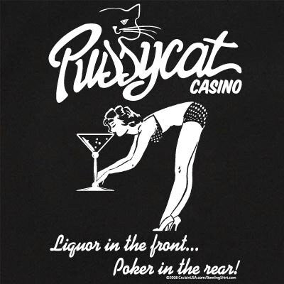 Pussycat Casino Classic Retro Bowling Shirt - Swing Master 2.0 - Includes Embroidered Name