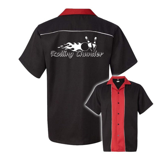 Rolling Thunder Classic Retro Bowling Shirt - Swing Master 2.0 - Includes Embroidered Name
